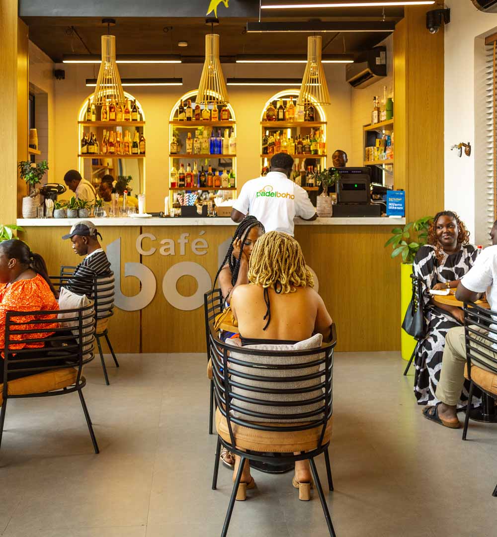 Guests enjoying the Boho experience