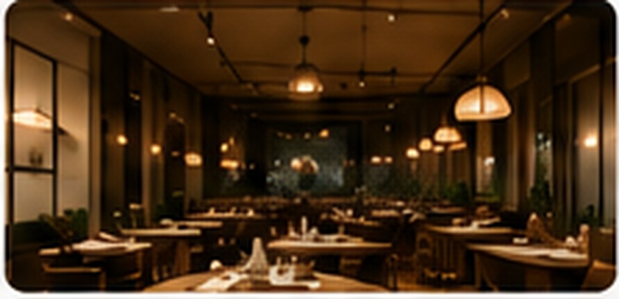 Restaurant dining space