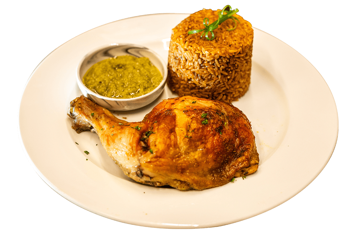 Jollof & Flame-Grilled Chicken
